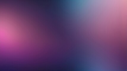 Poster - Blurred color gradient purple pink blue grainy color gradient background dark abstract backdrop banner poster card wallpaper website header design