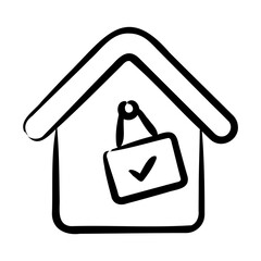 Sticker - Open House Icon