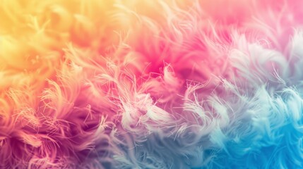 Wall Mural - fuzzy gradient background in pink, blue, and yellow tones