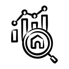 Sticker - Market Analysis Icon