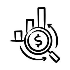 Sticker - Financial Analysis Icon