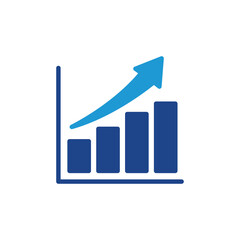 Poster - Graph icon, Graph sign vector	