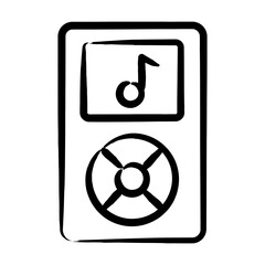 Sticker - Mp3 Player Icon