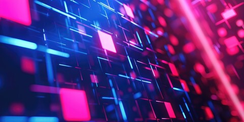 Wall Mural - a colorful background with many squares of different colors