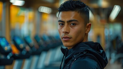 A Passionate Software Developer Developing A Personalized Fitness App, Helping Users Achieve Their Health And Fitness Goals