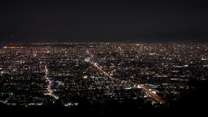 Wall Mural - 生駒山より大阪の夜景