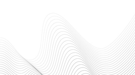 Abstract wave stripes lines pattern on white background vector