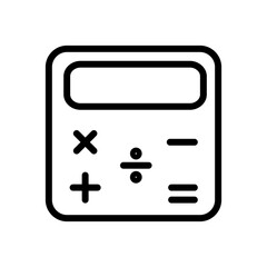 Poster - Calculator Icon Perfect for Math and Finance Illustrations