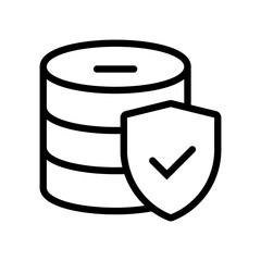 Poster - Data Protection Icon Ideal for Security and Privacy Themes