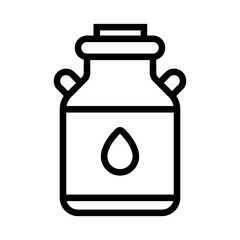 Aufkleber - Milk Can Icon Perfect for Dairy and Farm Illustrations