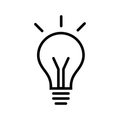 Poster - Lightbulb Icon Ideal for Ideas and Innovation Designs