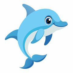 cute dolphin vector artwork illustration svg