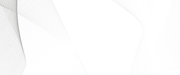 Poster - Vector grey pattern of lines abstract background, blend line grey pattern with wavy stripes of the pattern of black lines on white transparent background.