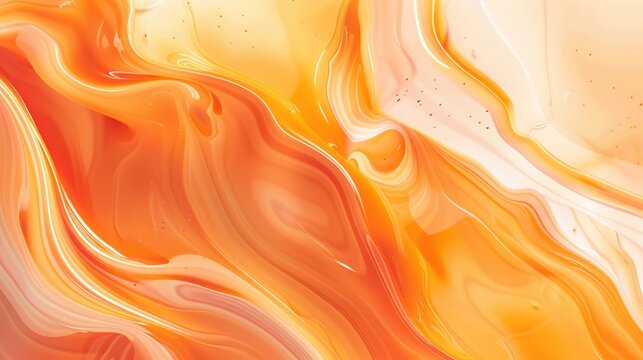 Produce an eye-catching image showcasing a modern futuristic gradient orange abstract fluid shape background, perfect for contemporary designs. 