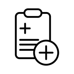 Poster - Medical Clipboard Form Icon Ideal for Healthcare and Patient Management
