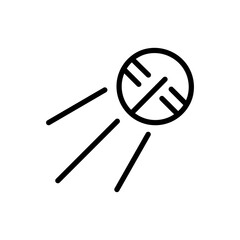 Poster - Satellite Apparatus Icon Perfect for Space and Communication Themes