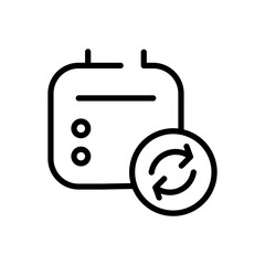 Poster - Update Calendar Icon Perfect for Scheduling and Time Management