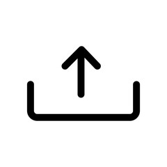 Poster - Upload Icon Ideal for File Sharing and Internet Themes
