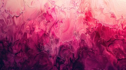 Poster - Abstract background with red and pink hues Crystal like ink design