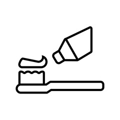 Poster - Toothbrush Icon Perfect for Dental Care and Hygiene Designs