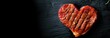 © Ai-Pixel - Nutritious setup of heartshaped meat, emphasizing the proteinrich content in a romantic culinary display ,The images are of high quality and clarity
