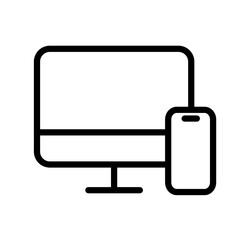 Poster - Responsive Design Icon Perfect for Web Development and UX/UI Themes