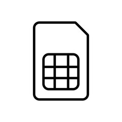 Poster - Sim Card Icon Ideal for Mobile and Communication Designs