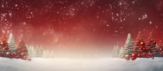 Wall Mural - A festive Christmas image with plenty of space to add your own background material. copy space available