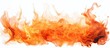 © StockKing - A copy space image showing fire flames against a white backdrop