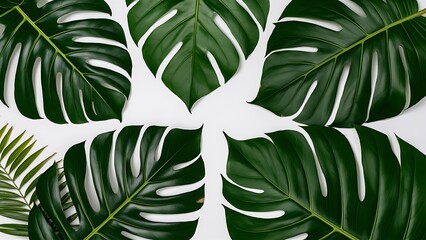 leaf on white background