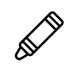 Sticker - crayon icon