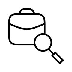 Aufkleber - Job Seeking Icon Perfect for Employment and Recruitment Illustrations
