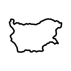 Poster - Bulgaria Map Icon Perfect for Geographic and Travel Themes