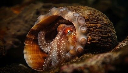 The Enchanting Night Life of Tulamben: Discovering the Coconut Octopus in its Shell