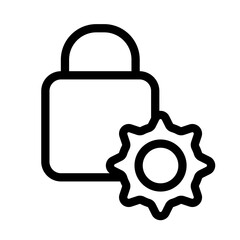 Poster - Privacy Settings Icon Ideal for Security and User Protection Themes