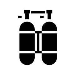 Poster - oxygen tank icon