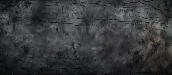 Poster - Black grunge background with scratched texture Copy space image