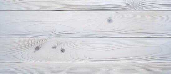 Wall Mural - White wood plank texture for background. copy space available