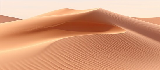 Aufkleber - The copy space image captures the distinctive shape and texture of the desert sand