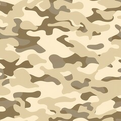 Wall Mural - Simple Camouflage seamless pattern in Desert. Military camouflage. illustration formats 4096 x 4096