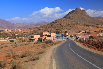 Sticker - Road in Tighmi, Morocco