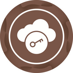 Sticker - Data Security Vector Icon