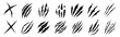 © Pavlo - Scratch claws of animal, scratches mark set. Vector illustration of animal claw scratches isolated on transparent background