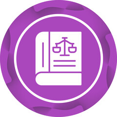 Poster - Law Vector Icon