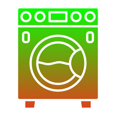 Sticker - Washing Machine Icon