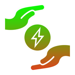 Sticker - Save Energy Icon