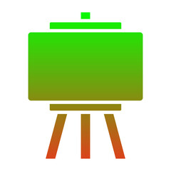 Wall Mural - Easel Icon