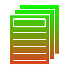 Sticker - Document Icon