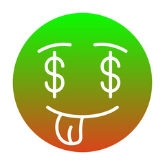 Sticker - Greed Icon