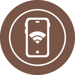 Canvas Print - Wifi Vector Icon